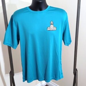 💵2/$10Bundle and Save💵 Blue Tropical Trends Florida Short Sleeved T-shirt